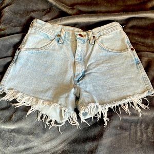 Wrangler jean shorts